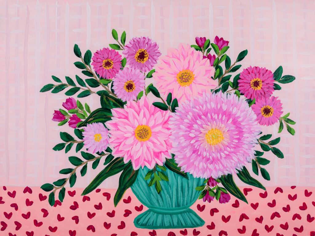 Pink Makes Me Happy 18x24