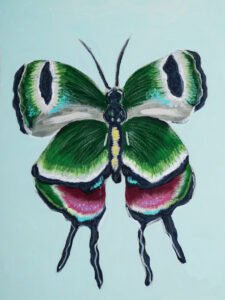 Original painting by Bonnie Sorsby, Playing Small 2-9x12