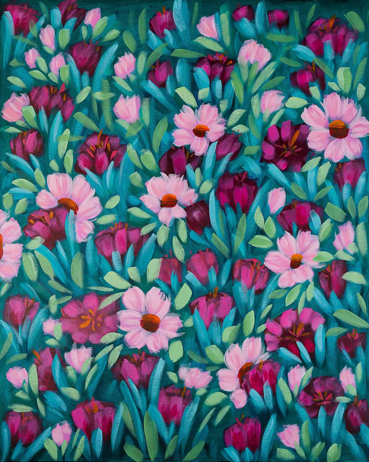 She's A Busy Girl 24x30