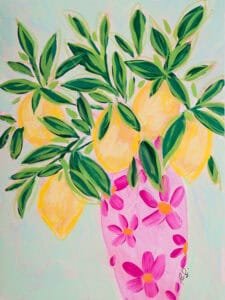 Original painting by Bonnie Sorsby, Zest Friends No. 1 - 9x12