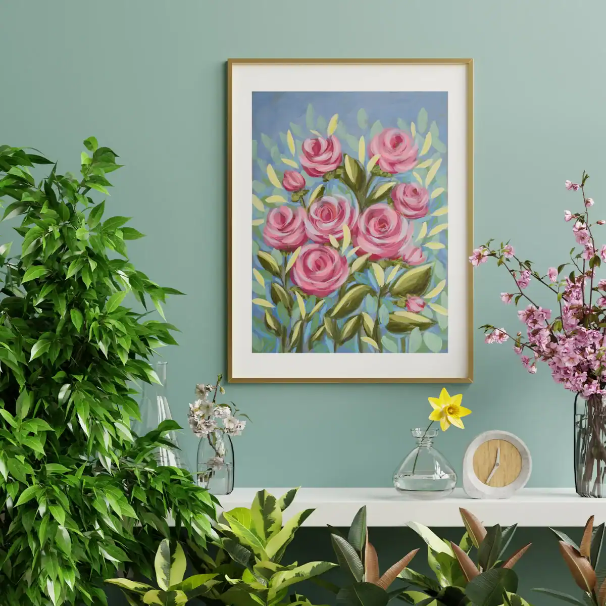 Rose Color Study 5-9x12 - Image 2