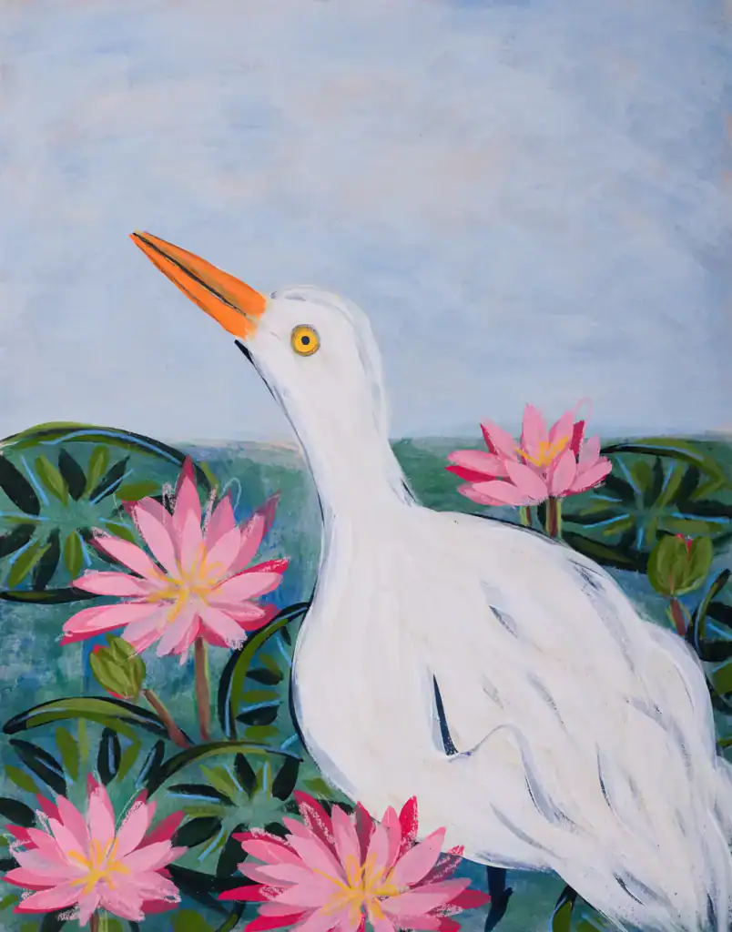 coastal bird art by palm beach artist