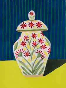 Original painting by Bonnie Sorsby, Swear Jar - 9x12