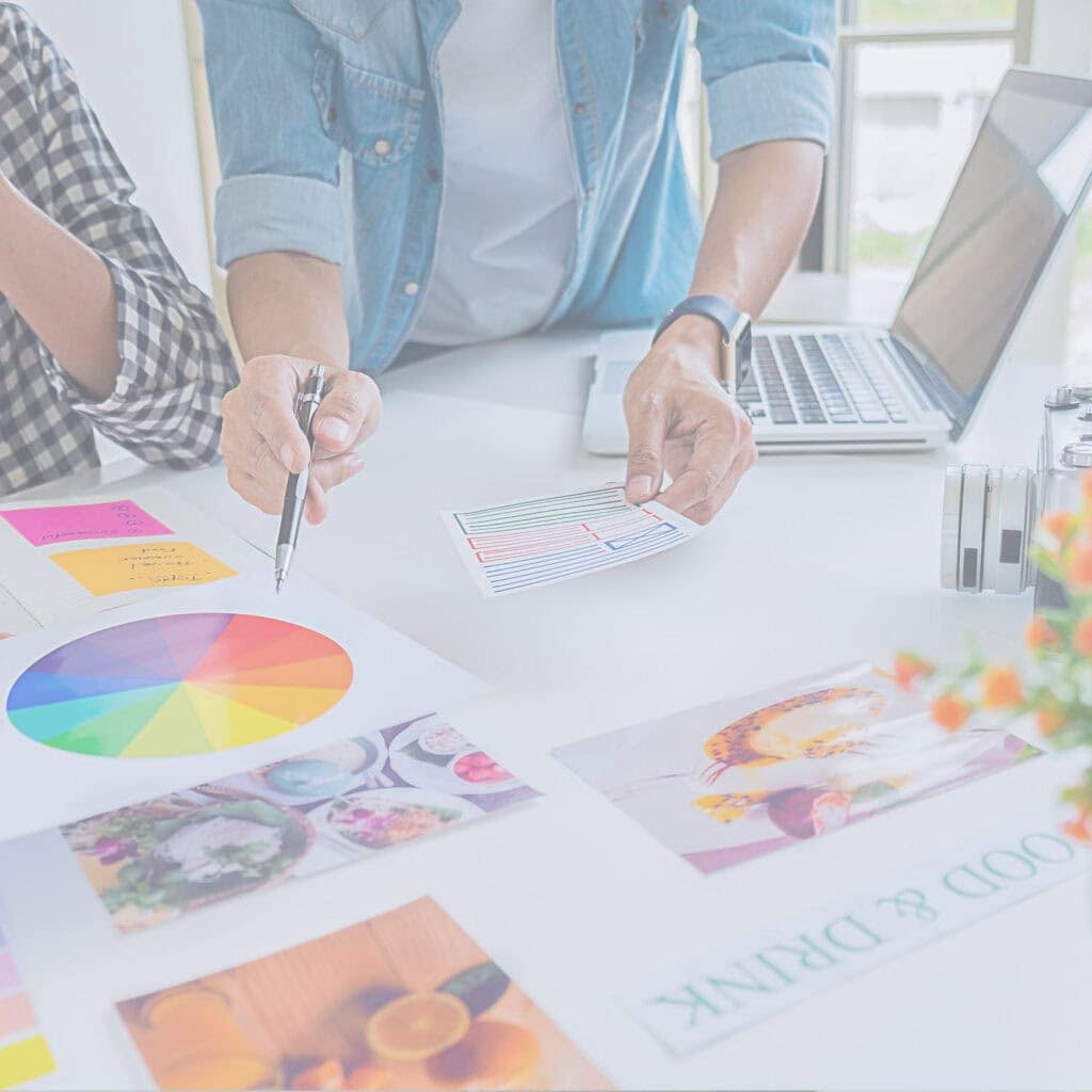 branding design and brand strategy for conscious brands Woman typing on a keyboard, symbolizing brand messaging, content strategy, and copywriting support for small business owners