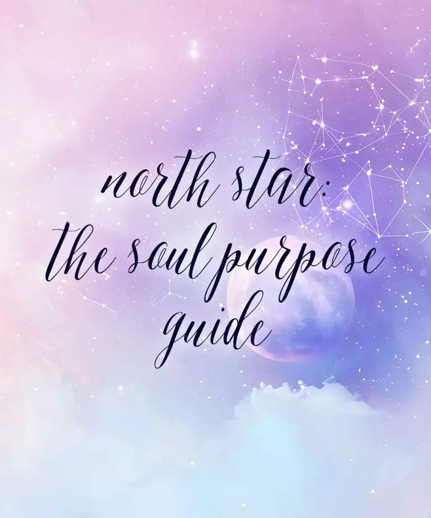 north star soul purpose guide: Looking for your soul purpose? Start here. This is a soulful astrology guide for seekers ready to live with clarity and intention. Find your direction. Align with your calling. Remember your why.