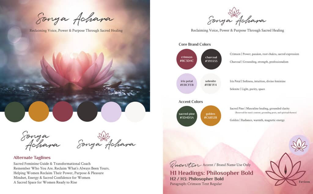 branding and design for soulful or spiritual entrepreneurs and wellness practitioners