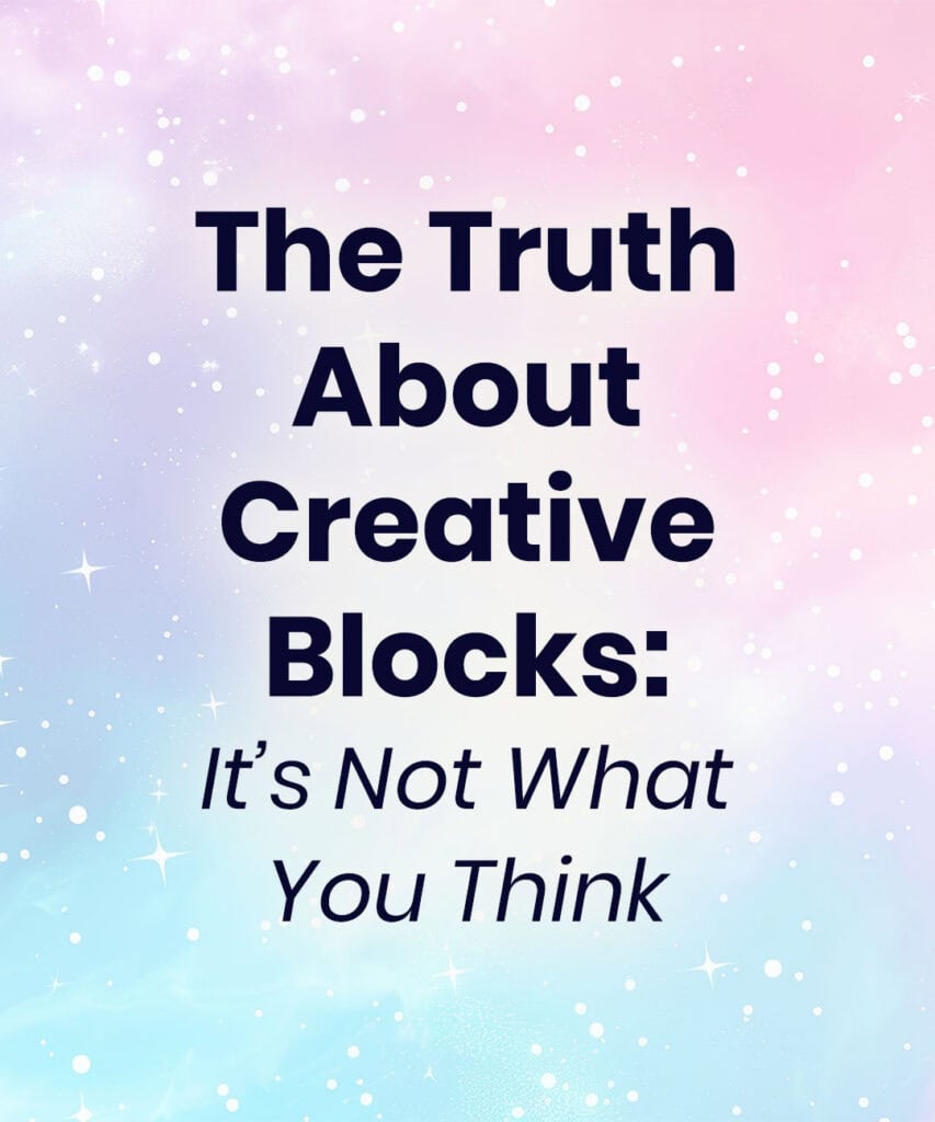 the truth about creative blocks for artists and its probably not what you think