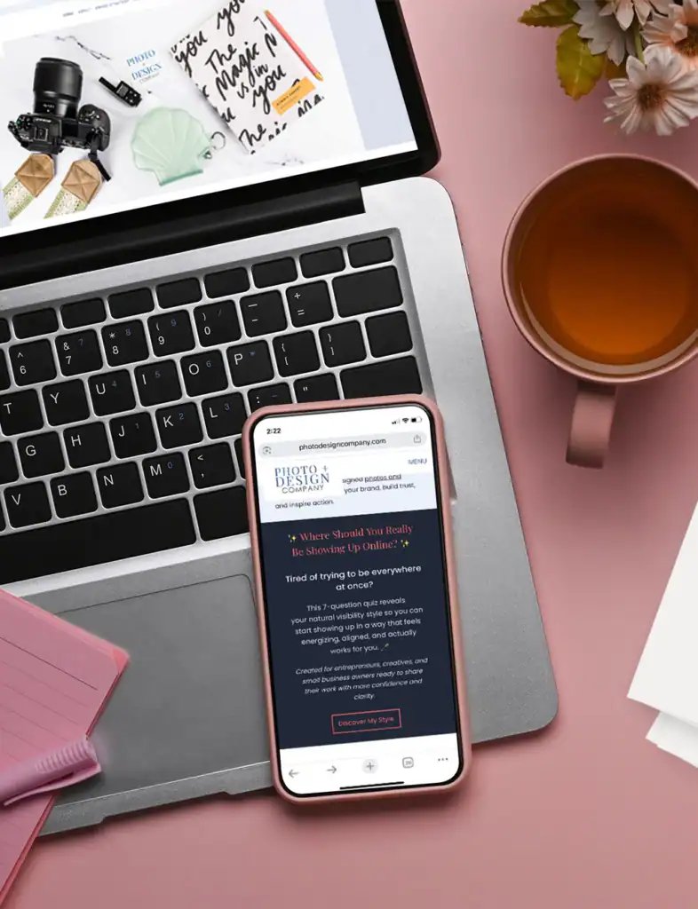 visibility style quiz, a free resource for small business owners and entrepreneurs