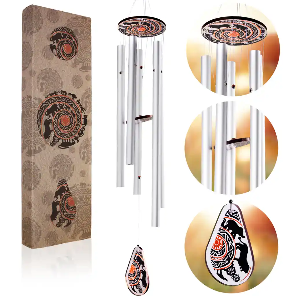 wind chimes amazon product photography white background images professional photos