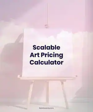 Artwork Pricing Calculator for artists and handmade makers