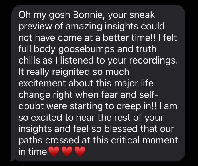 Written testimonial sharing how an astrology reading helped with clarity, confidence, and decision-making