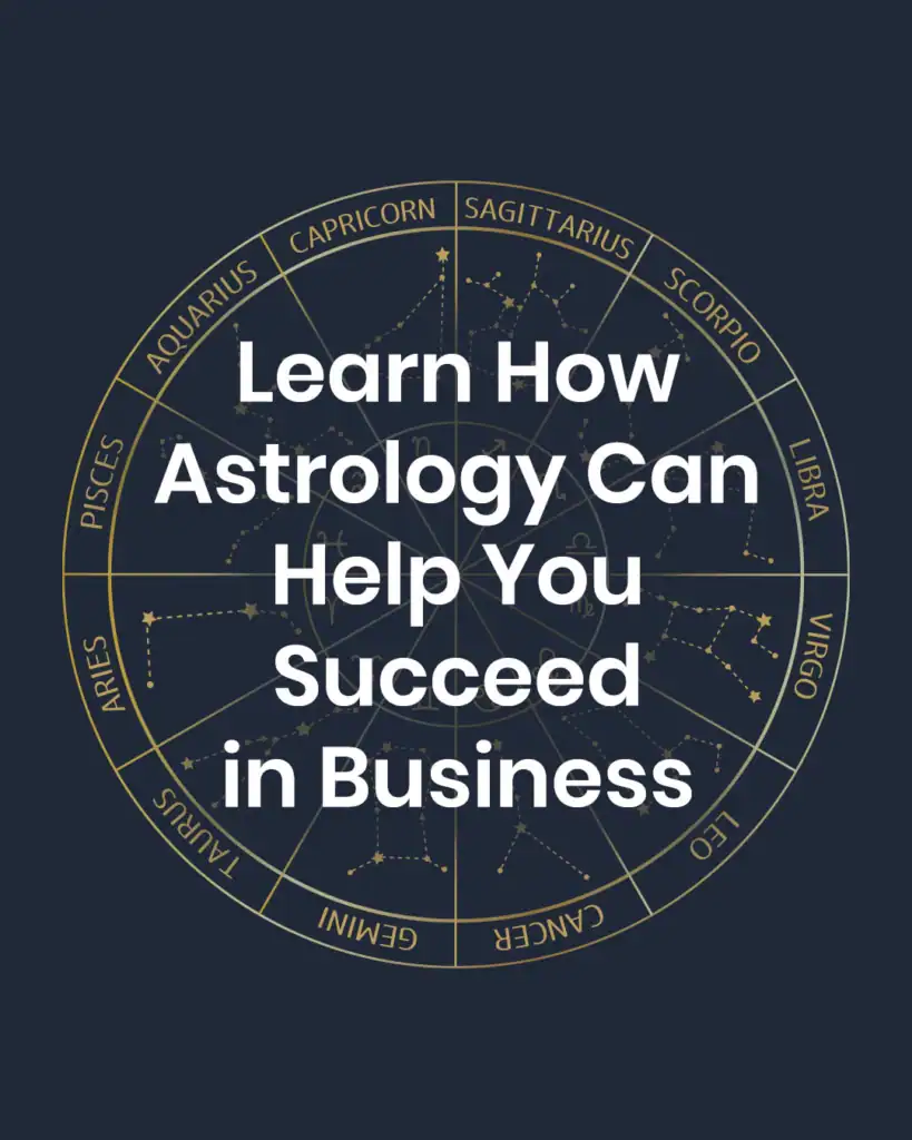 learn how astrology placements, like your midheaven, can help you with your business strategy