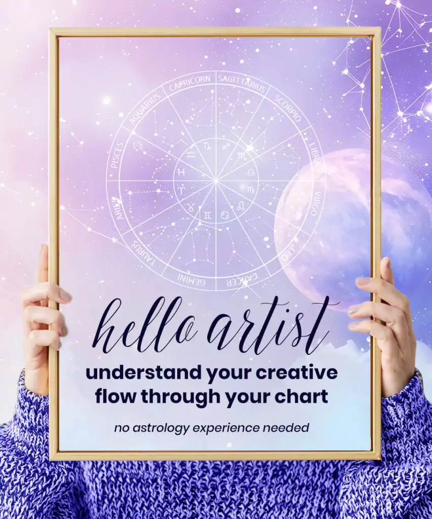 artists, here's how to write an artist statement and understasnd your creative flow through your astrology chart