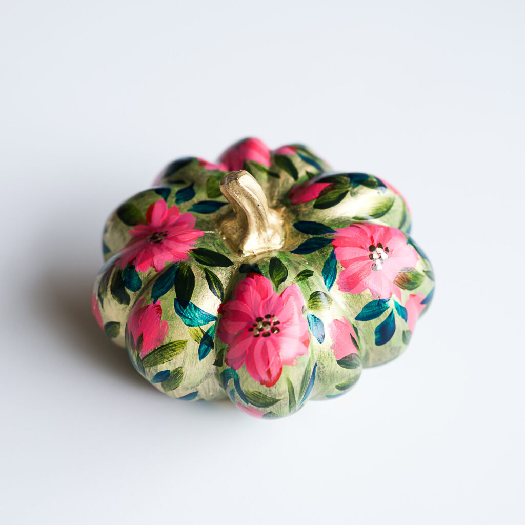 Hand-Painted Pumpkin 2