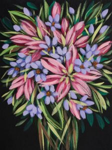 Original painting by Bonnie Sorsby, Magic & Mischief 1 - 9x12
