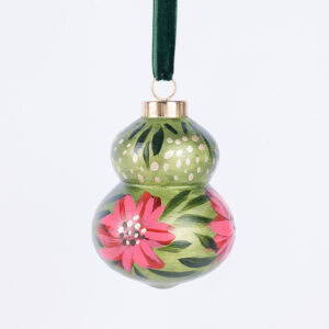 Hand-Painted Floral Ornament No. 25 (2024 Collection)