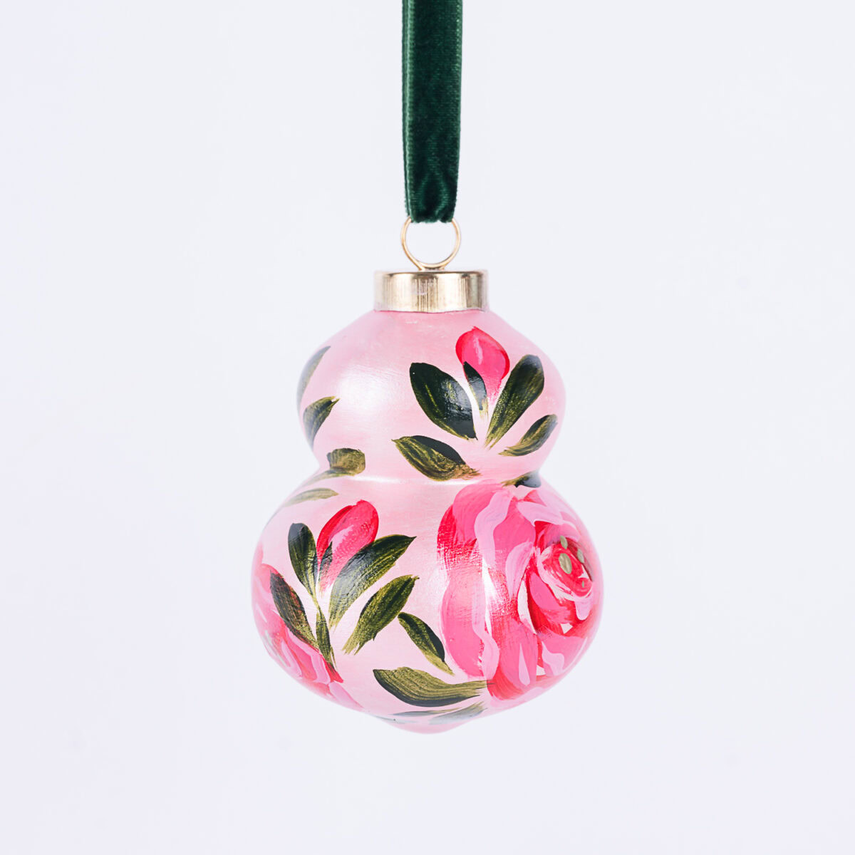 Hand-Painted Floral Ornament No. 26 (2024 Collection)