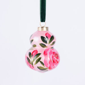 Hand-Painted Floral Ornament No. 26 (2024 Collection)