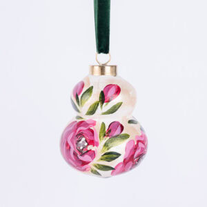 Hand-Painted Floral Ornament No. 27 (2024 Collection)