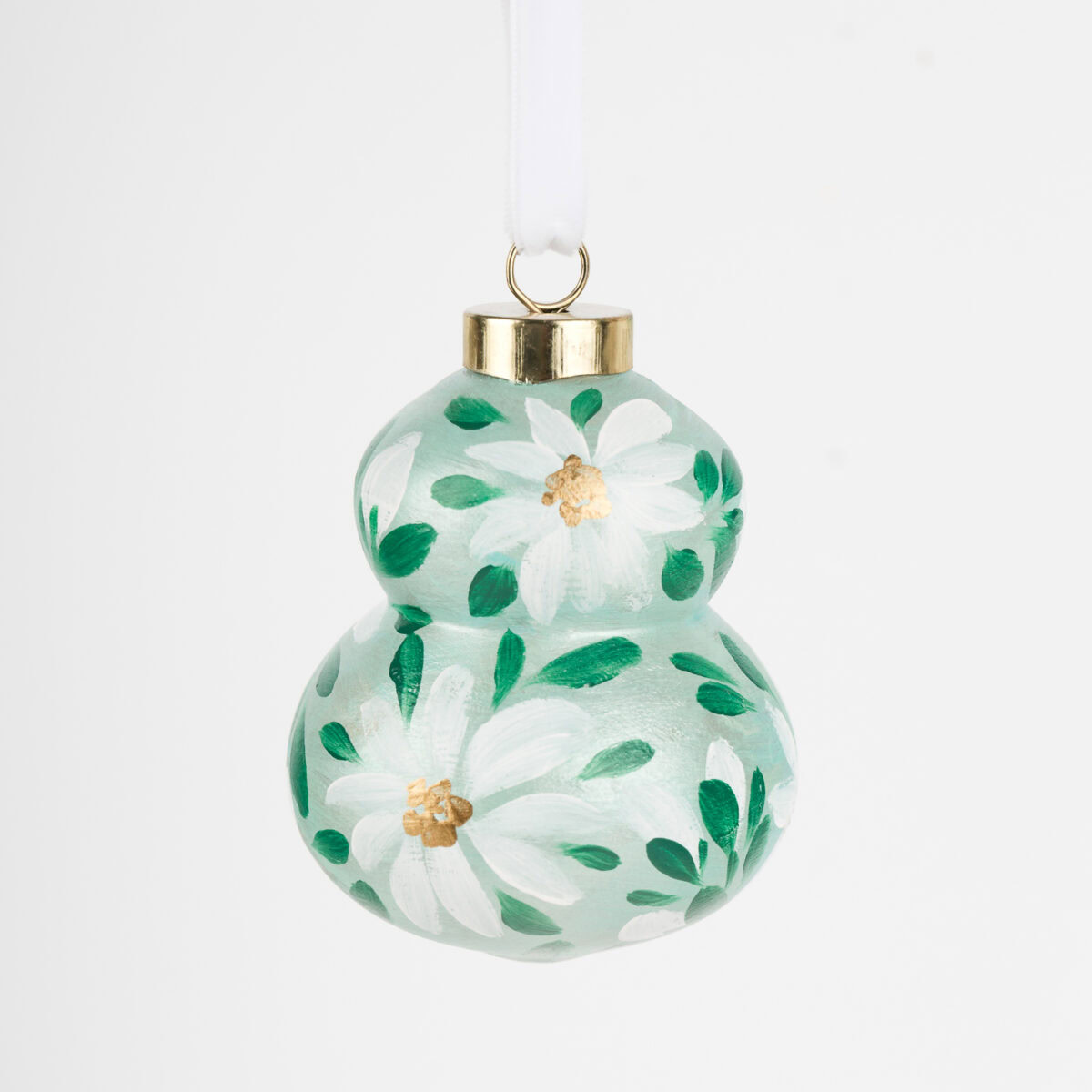 Hand-Painted Floral Ornament No. 3 (2025 Collection) - Image 2