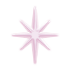 8 point star pink png 100px
