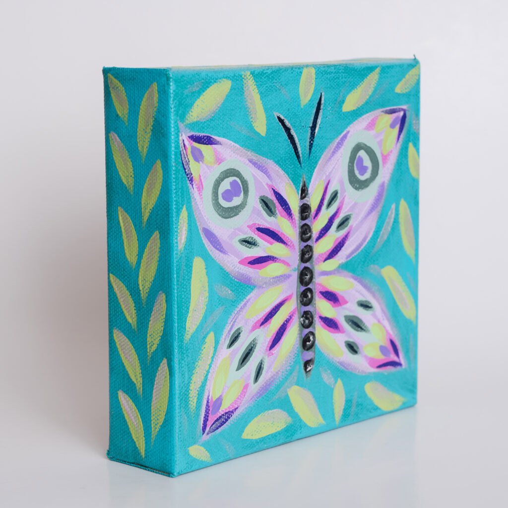 Hearts Anew Butterfly 3 - 5x5"