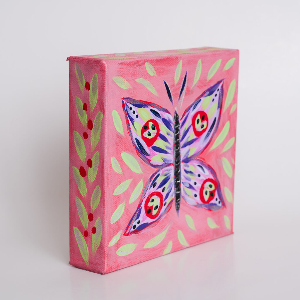 Hearts Anew Butterfly 4 - 5x5"