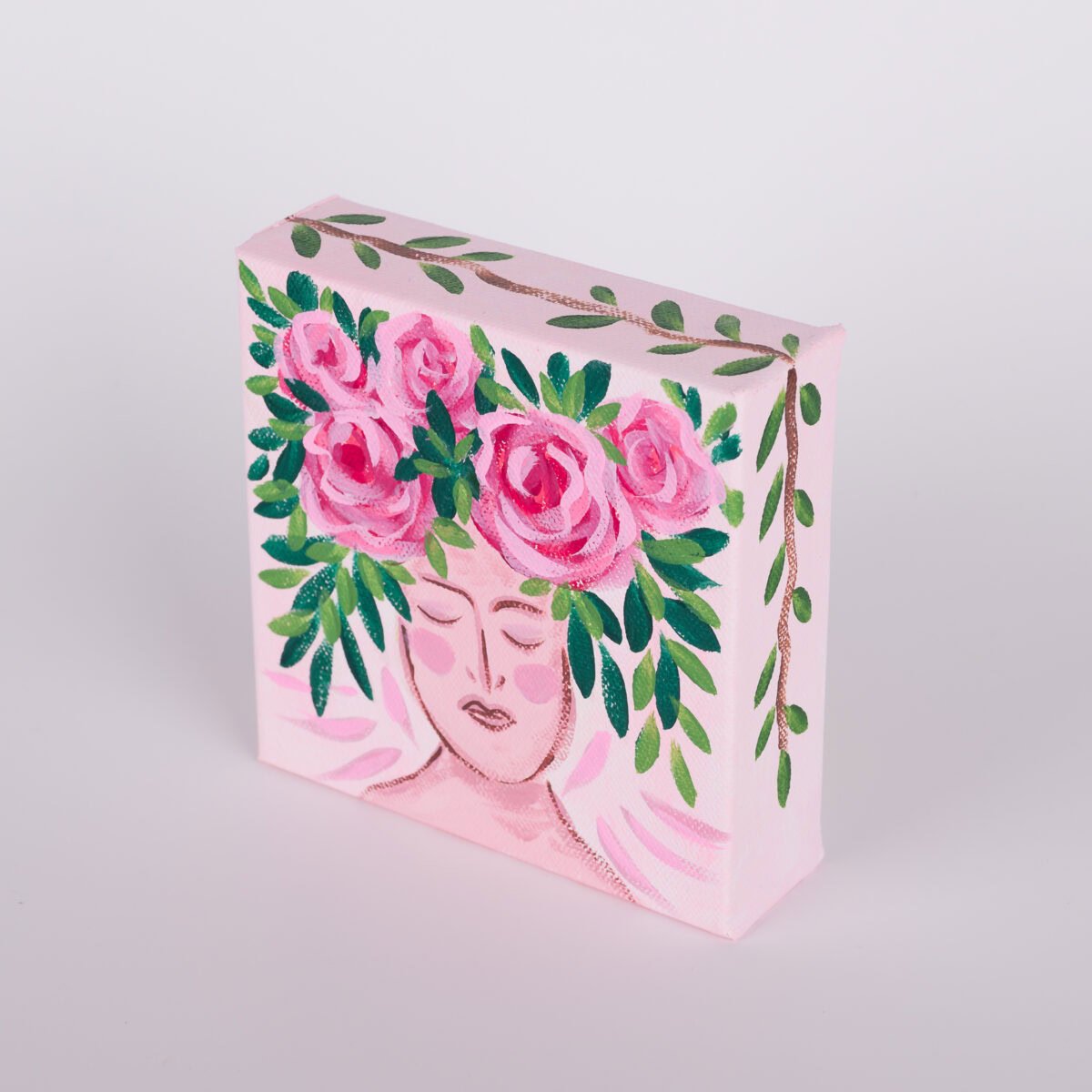 Hearts Anew Woman - 5x5" - Image 3