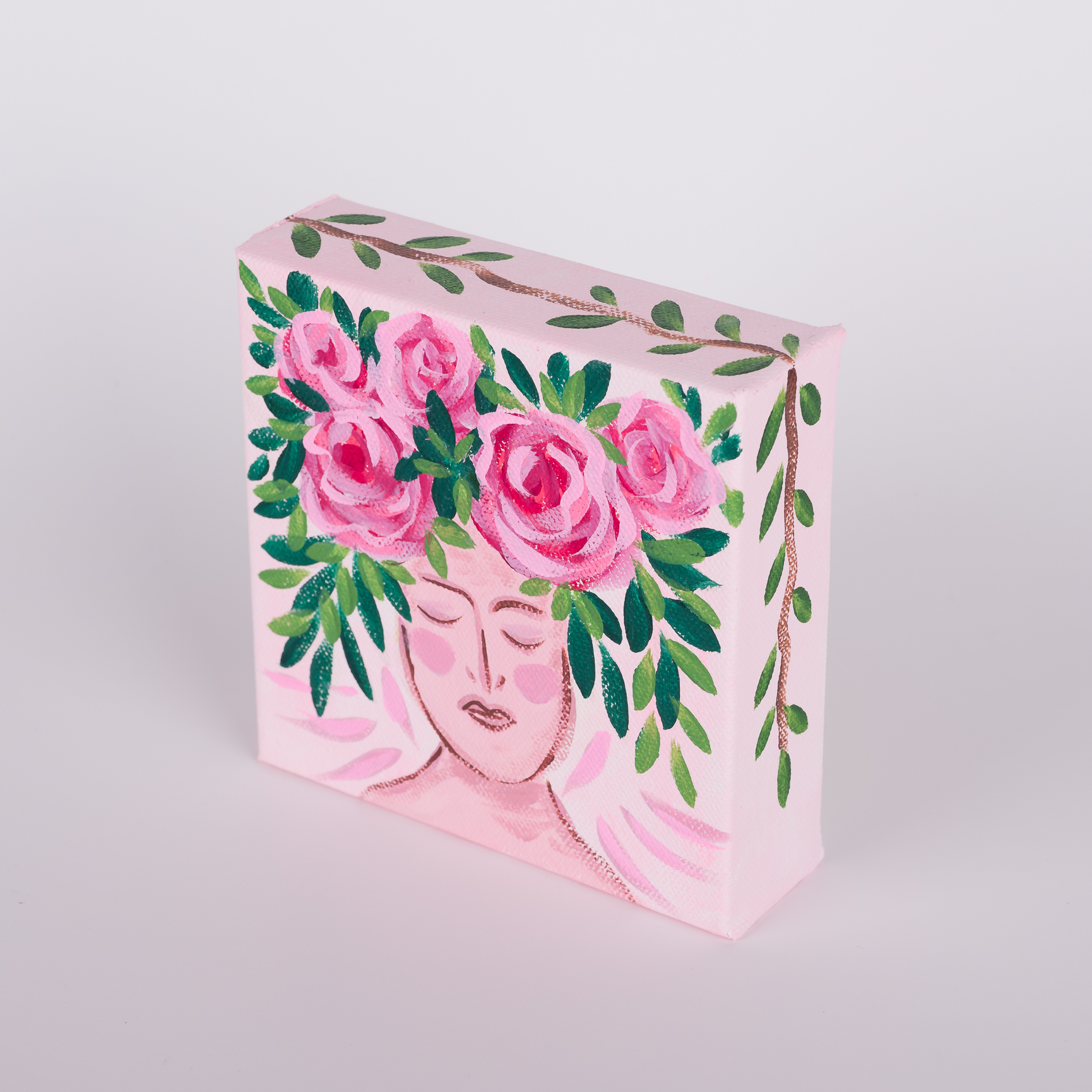 Hearts Anew Woman - 5x5" - Image 3