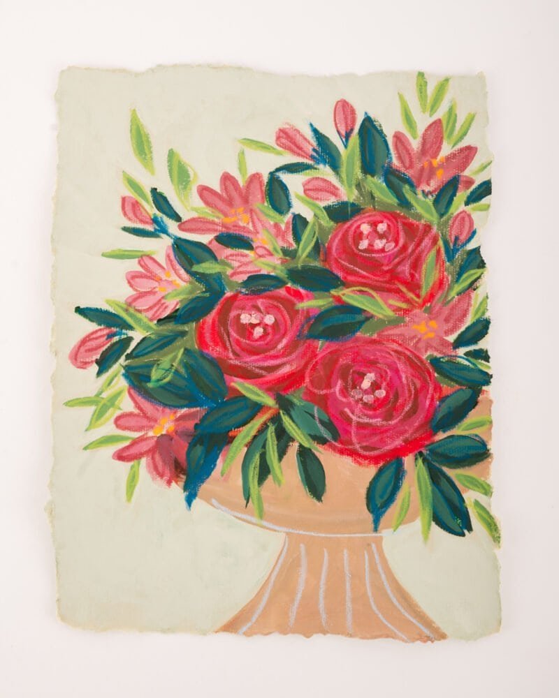 original painting floral painting acrylic painting