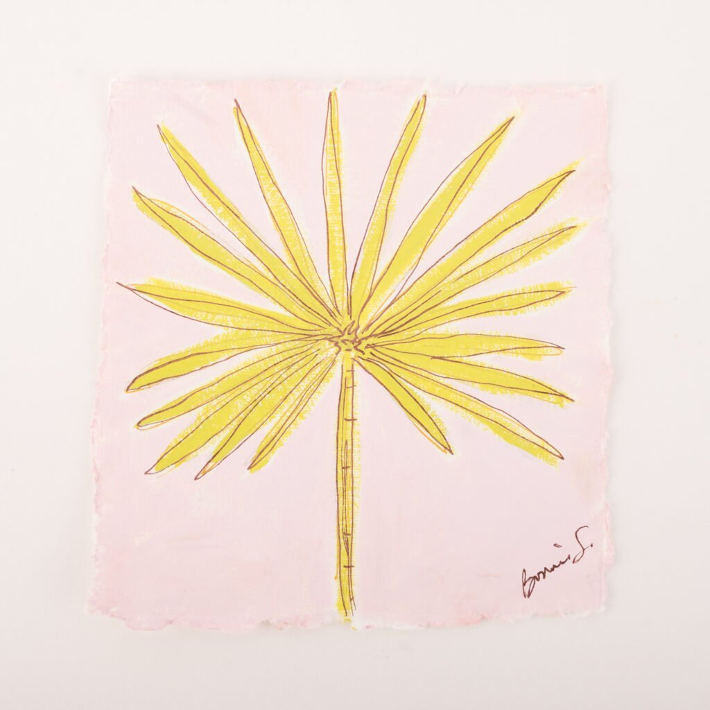 original artwork acrylic painting palm tree painting