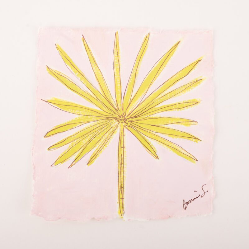 original artwork acrylic painting palm tree painting