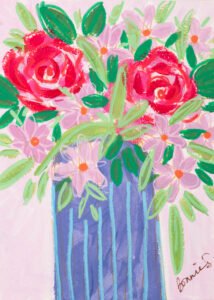 Original painting by Bonnie Sorsby, A Little Celebration - 5x7