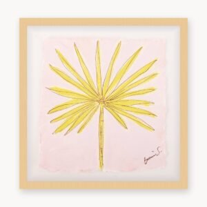 Original painting by Bonnie Sorsby, Palm Study 1 - 6x6