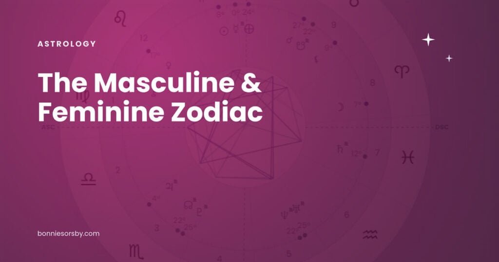 The masculine and feminine roots of the zodiac signs.